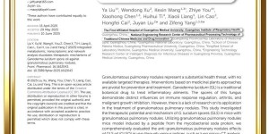 科研突破！白云山汉方在SCI发布灵芝孢子油防治肺结节最新研究成果